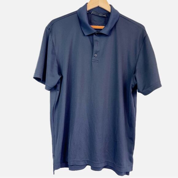 Under Armour Black Performance Loose Polo Men’s Size Large - Picture 1 of 9